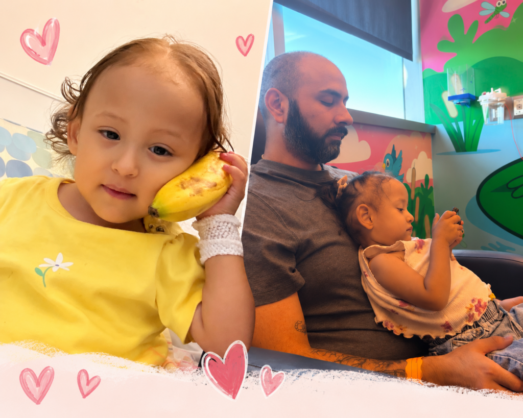 wo-year-old Olive Rubio, daughter of LVMPD Corrections Officer Rogelio Rubio
